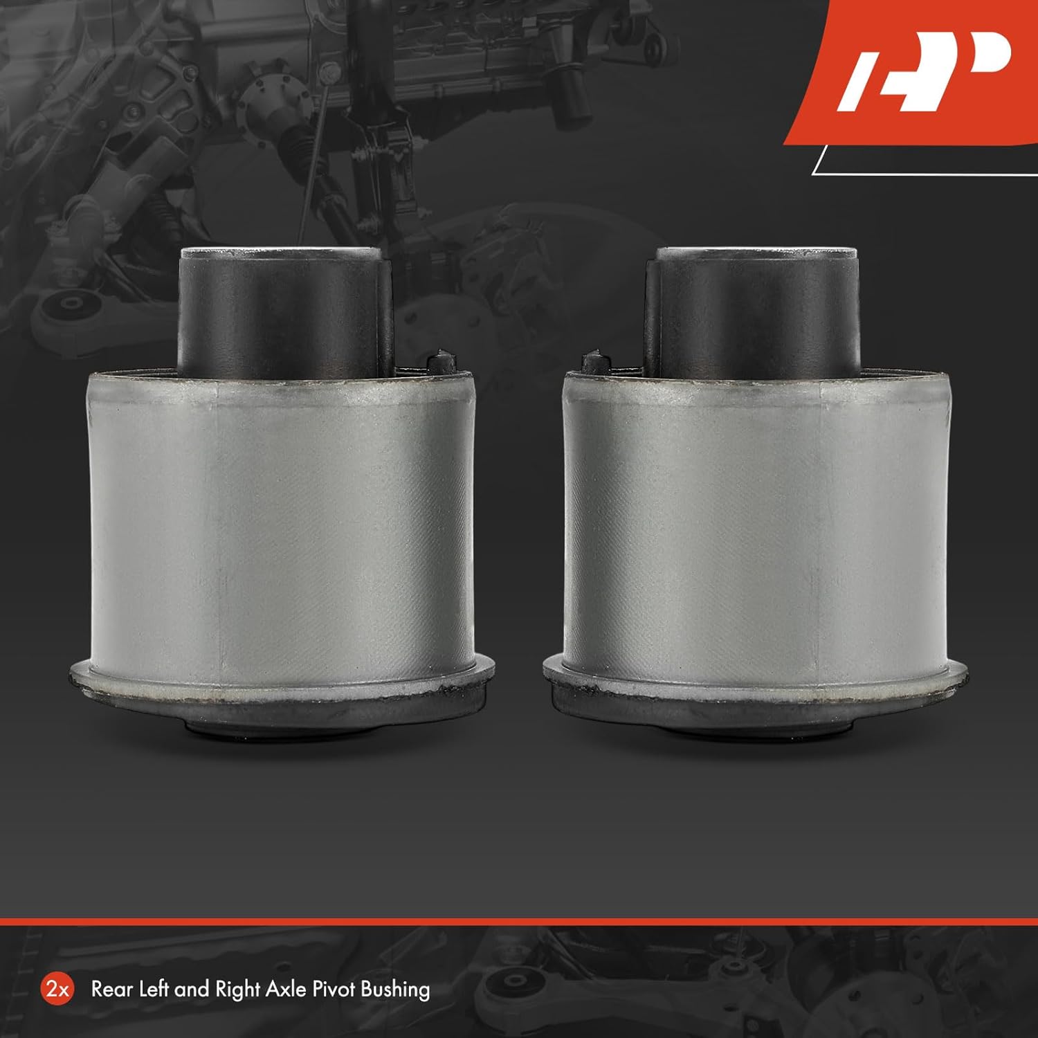 A-Premium 2 x Rear Axle Pivot Bushing Kit, Compatible with Volkswagen Jetta 1999-2006, Golf 1999-2006/2010/2013/2015, Golf City 2007-2010, Beetle 1998-2010 & Audi TT 2000-2006