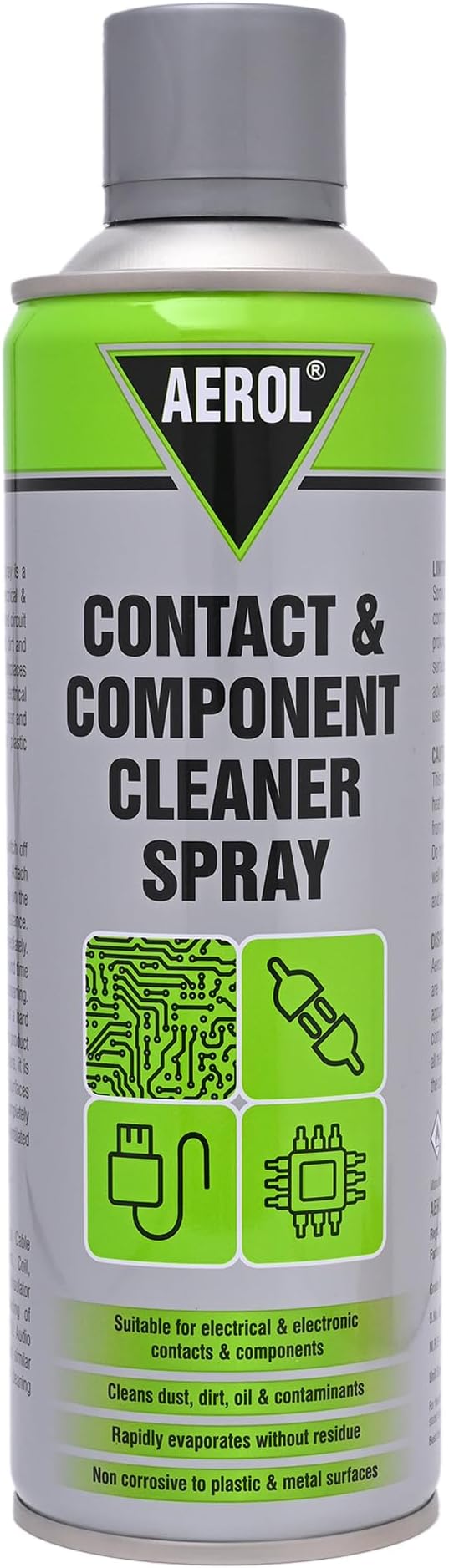 Electrical & Electronic Contact & Component Cleaner Spray for Cleaning Oil, Grease, Dust & Dirt, Grade 8003 (318gm/500ml) Plastic Safe, Fast Evaporating Cleaner for Offline Use