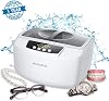 Aucma Ultrasonic Cleaner Professional Industrial 180 Watts 2.5L Heated Ultrasonic Cleaners with Digital Timer for Jewelry Eyeglasses Lenses Necklaces Watches Rings Denture Coins