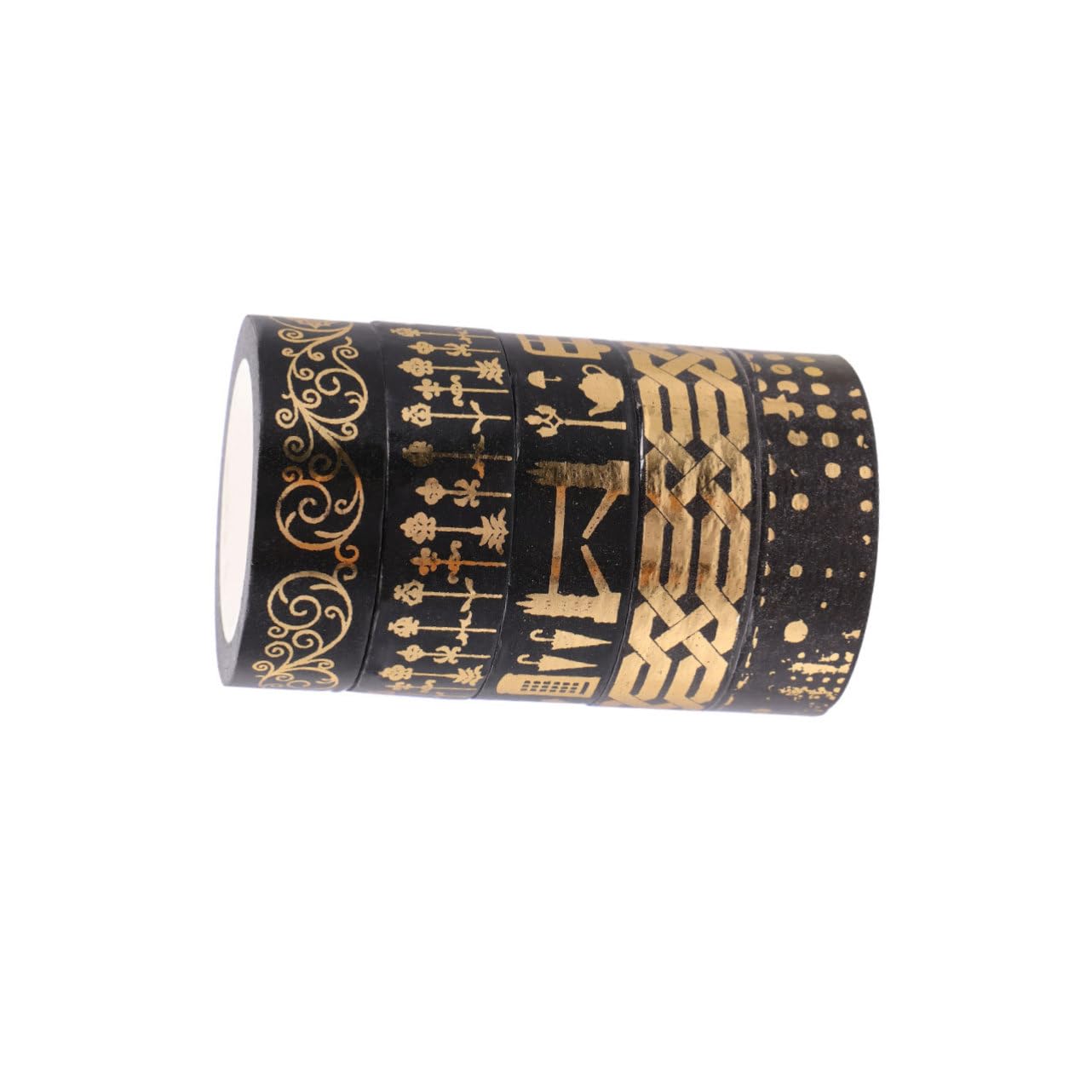 2 Sätze Washi Tape Dekoratives Klebeband Mit Bunten Designs Für Diy Scrapbooking Und Geschenkverpackungen Für Projekte Verschönerung Von Alben 5 Rollen * 2