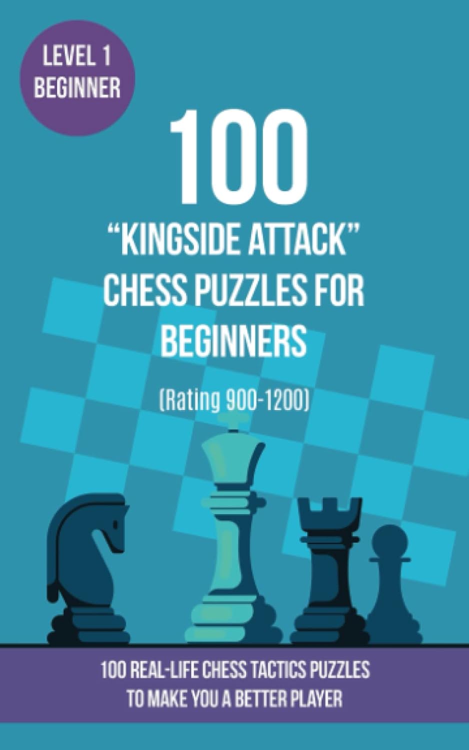 100 “Kingside Attack” Chess Puzzles for Beginners (Rating 9001200
