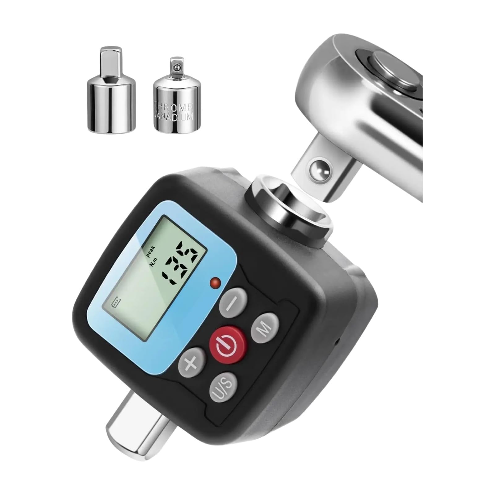 Adaptateur de clé torsionnelle numérique 1/2 et 1/4 GN135N pour serrage précis