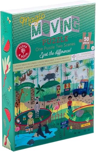 Miniatura 1 de Floss & Rock Jungle Magic - Rompecabezas de 50 piezas, juego de actividades para niños