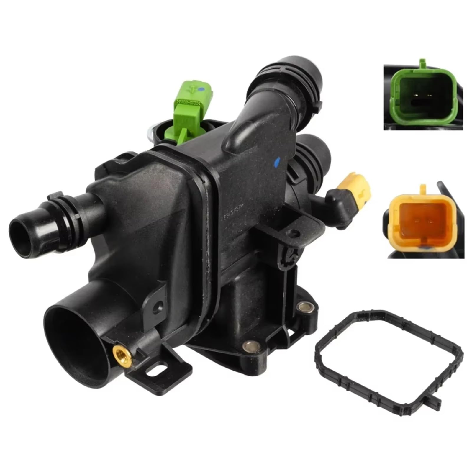 Alloggiamento termostato Liquido di Raffreddamento Auto Motore 9807198480 9807119880 Compatibile con Peugeot per 208 308