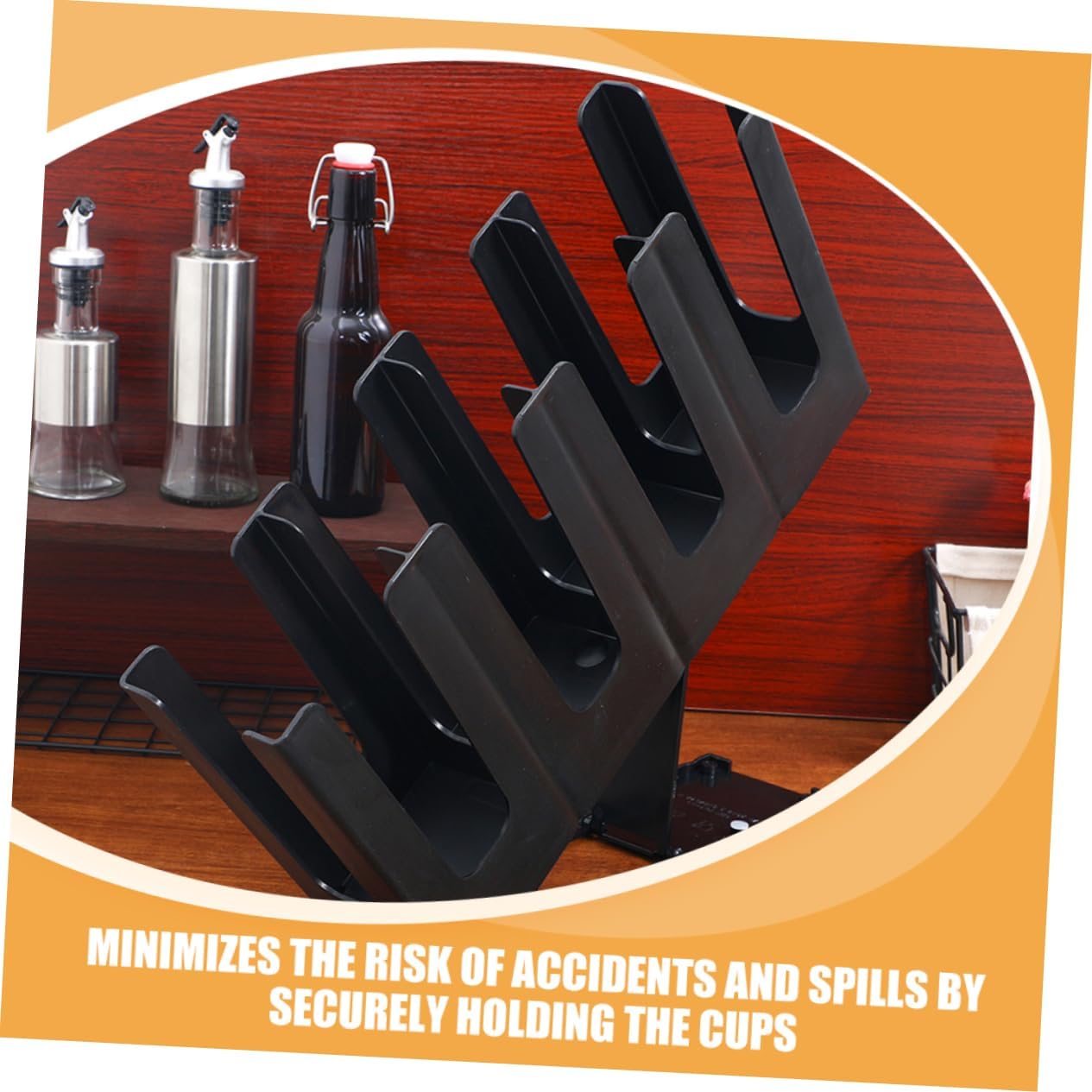 Paper Cup Dispenser Convenient Paper Cup Holder Organizer for Coffee Stations and Milk Tea Shops Capacity Design for Tidy Storage and Easy Access