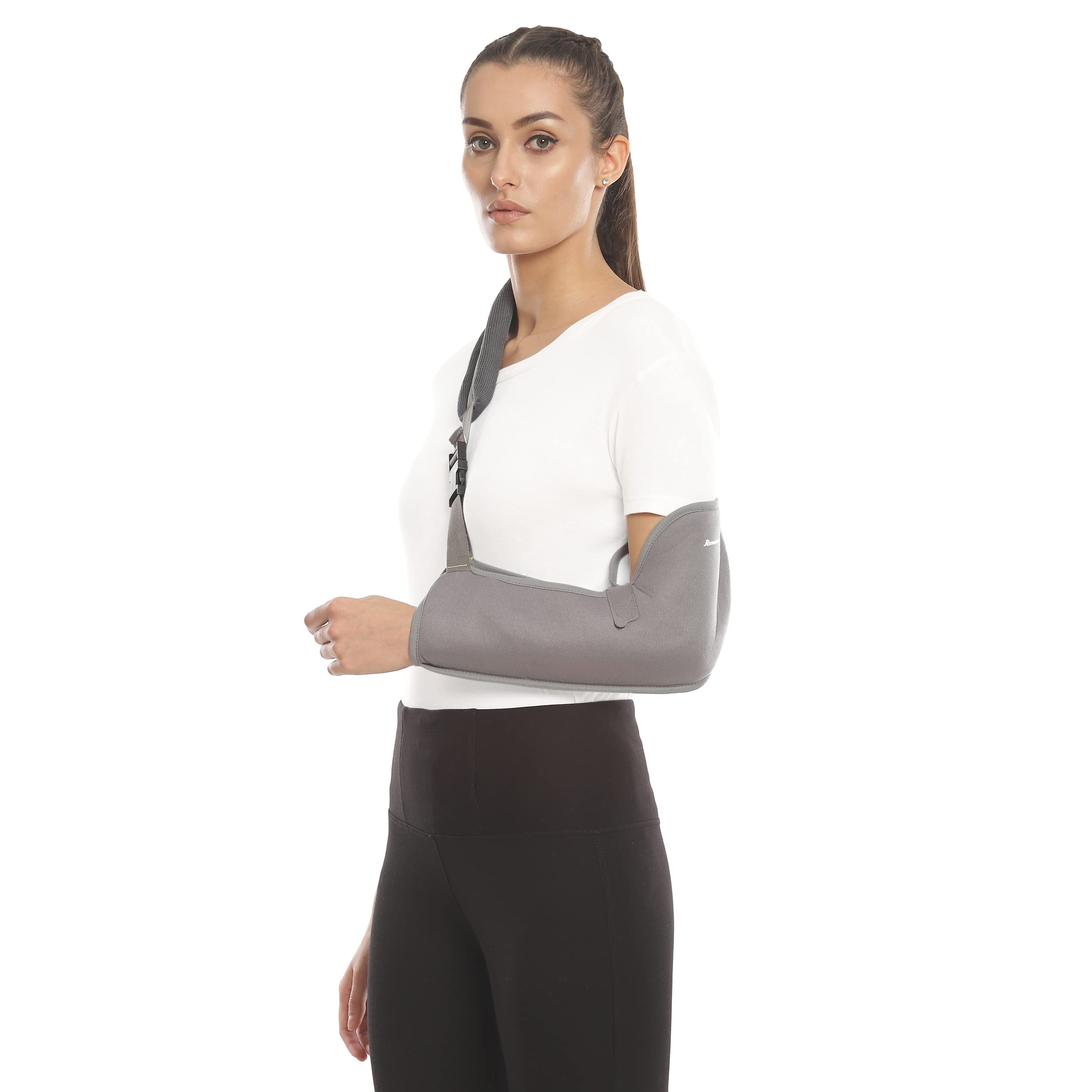 Romsons Pouch Arm Sling Hand Supporter For Fractured Arm, Hand Immobilization, Cast Support Polyester Free For Men & Women - L 1