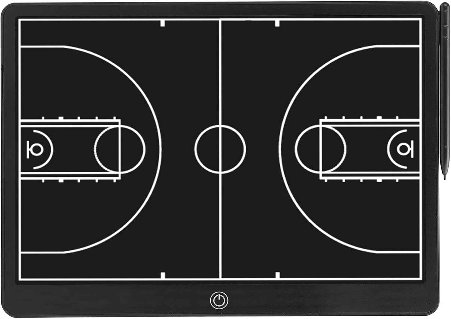 Electronic 16 inch Basketball Coaching Boards, Portable Erasable Pro Strategy Board for Training Teaching Competition Command,Tactical Drawing Tablet Coach Gifts