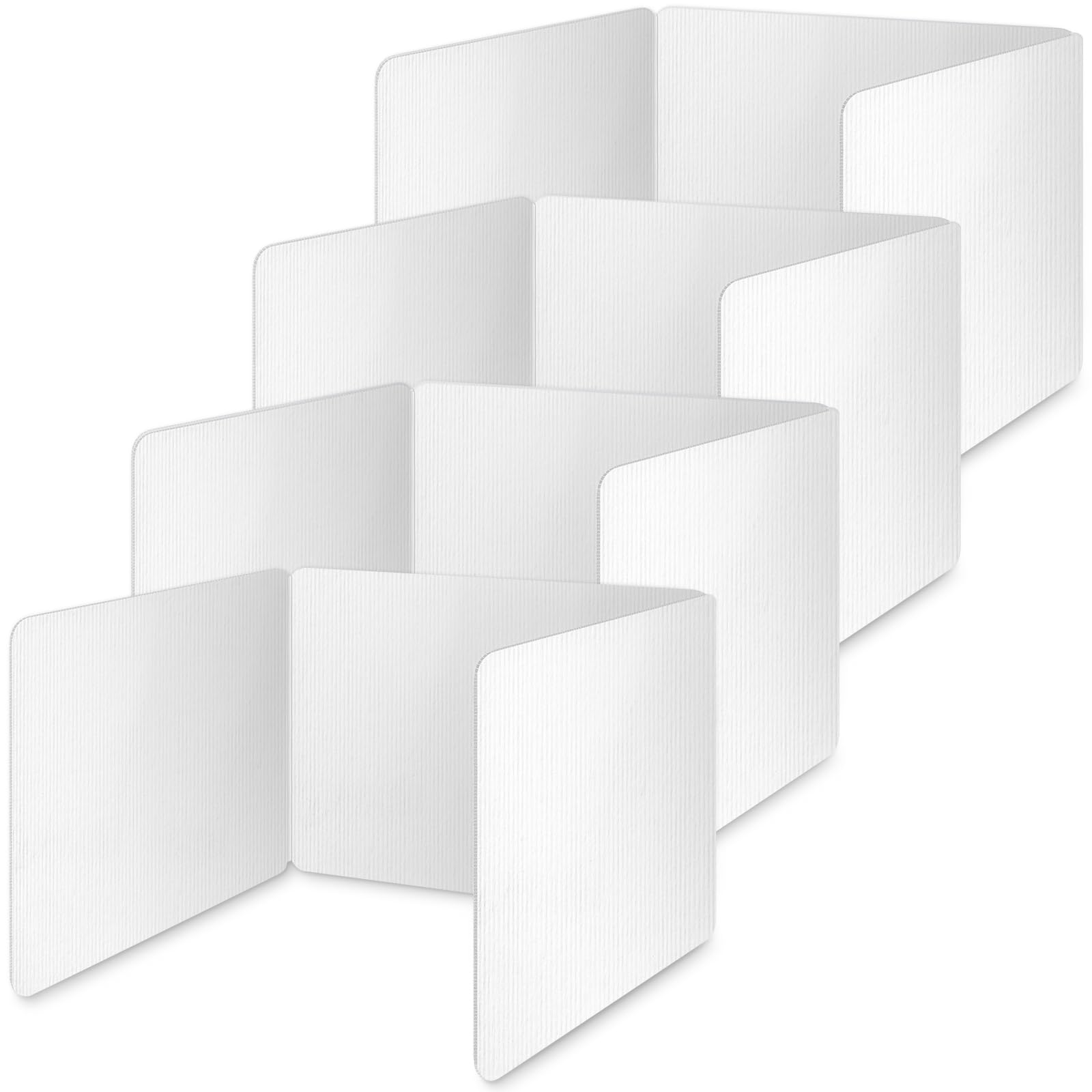 Buy 4 Pack Classroom Privacy Shields for Student Desks, Plastic Privacy