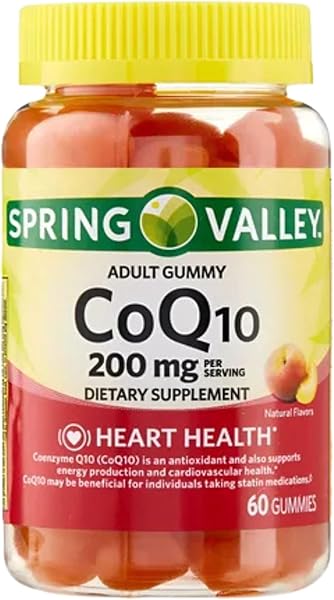 Unique Bundle Store CoQ10 200mg 60 Gummies – Natural Fruit Flavor Coenzyme Q10 Supplement for Adults, Coq10 Gummies, Q10 Coenzyme, Daily Antioxidant Nutritional Support (Pack of 1)