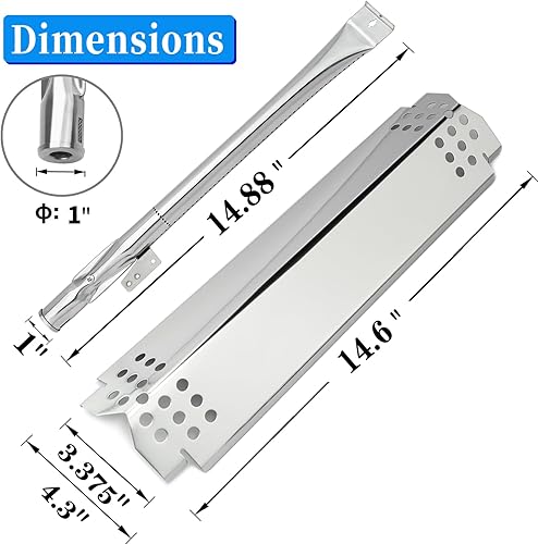 Miniatura 3 de Rocfan Piezas de repuesto para Nexgrill 4 quemadores 720-0830H 720-0830A 720-0830D 720-0783E 720-0958A 5 quemadores 720-0888N 720-0882S 6 quemadores