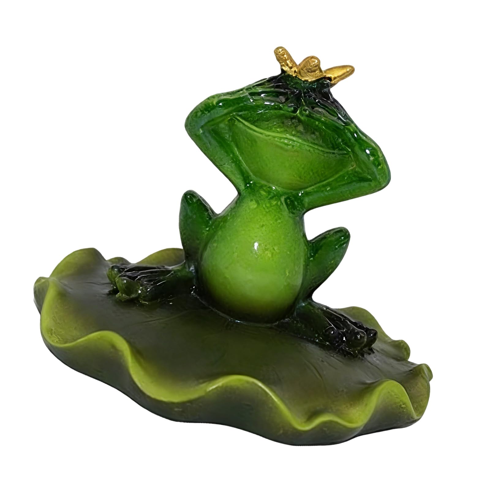 Snorvixre Artistic Floating Frogs Statue Resin Ornament for Home Garden Pond Creative Pond Frogs Statue