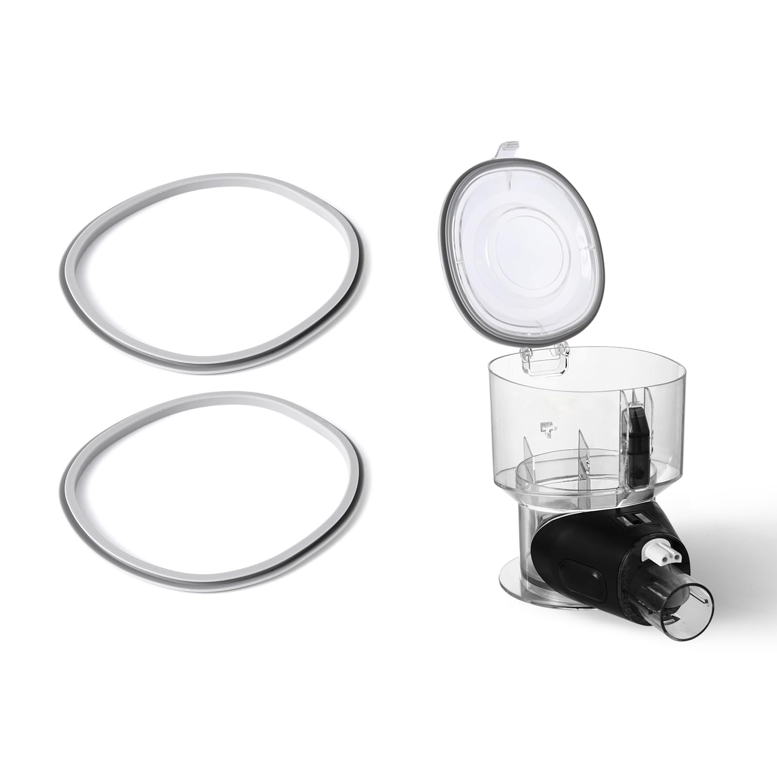 MITCHENIFY Replacement Gasket Compatible with Tineco Cordless Vacuum Cleaner Dust Bin Lid, Sealing Ring Fit for S11, A11, Stick Vacuum Accessories for Tineco, 2 PCS