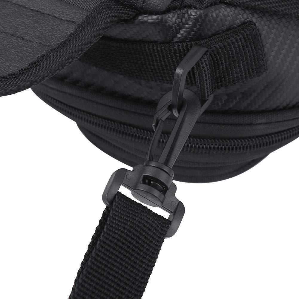 Borsa per moto, nera, universale, per motocicletta, per motocicletta, robusta e impermeabile, borsa per serbatoio del carburante