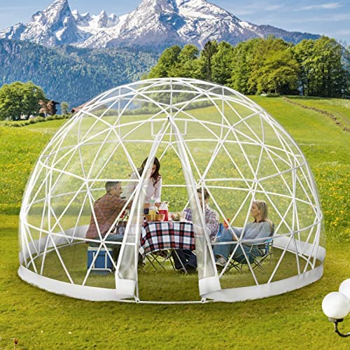 Cutyz 6m 12ft Garden Dome Bubble Tent Upgraded Geodesic