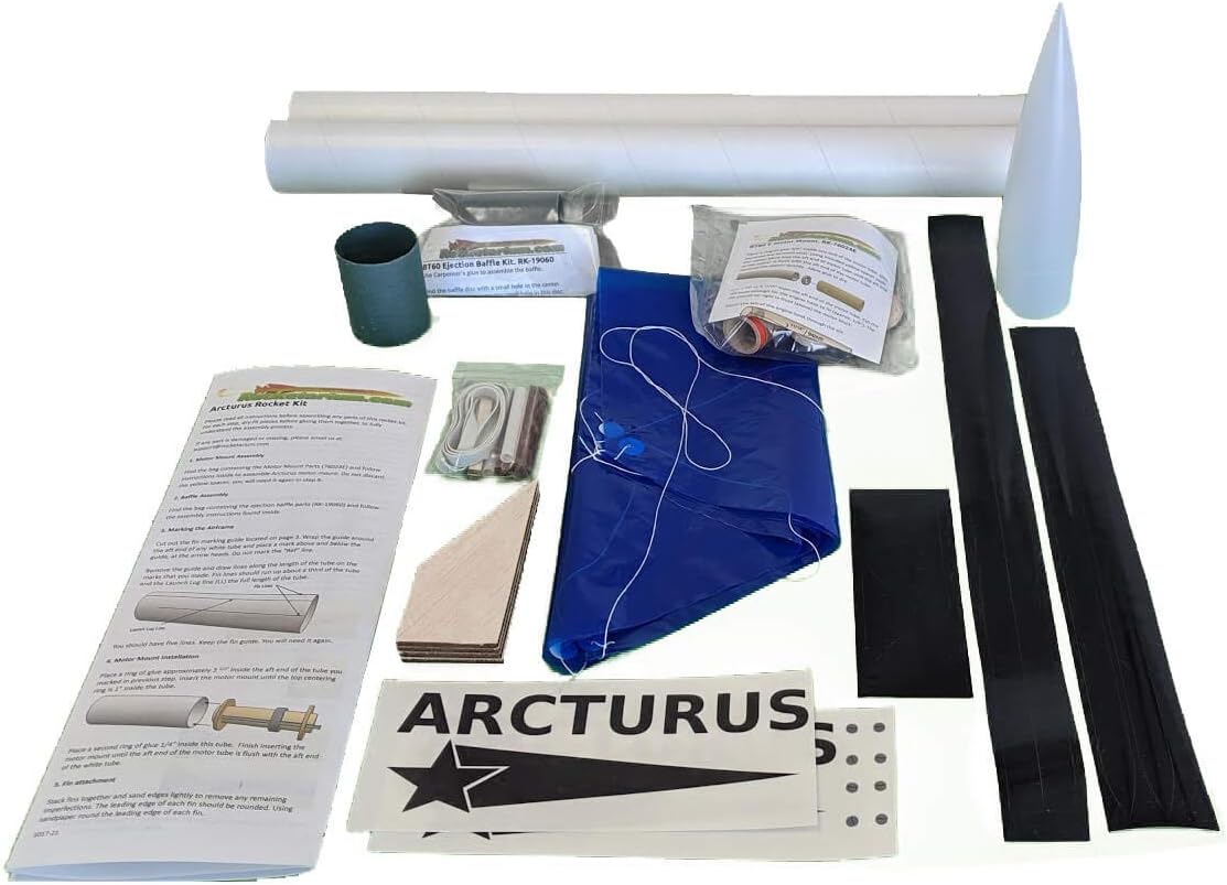 Rocketarium Arcturus Flying Model Rocket Kit. RK-1017