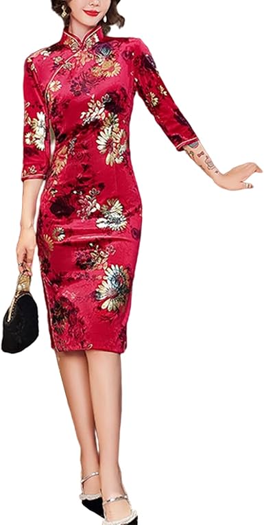 longkeshop Women's Cheongsam Chinese 
