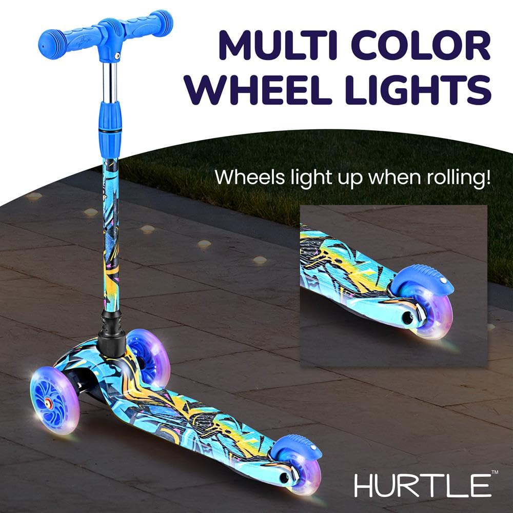 Hurtle Hurtle - 3 Wheeled Scooter for Kids Unisex-Youth
