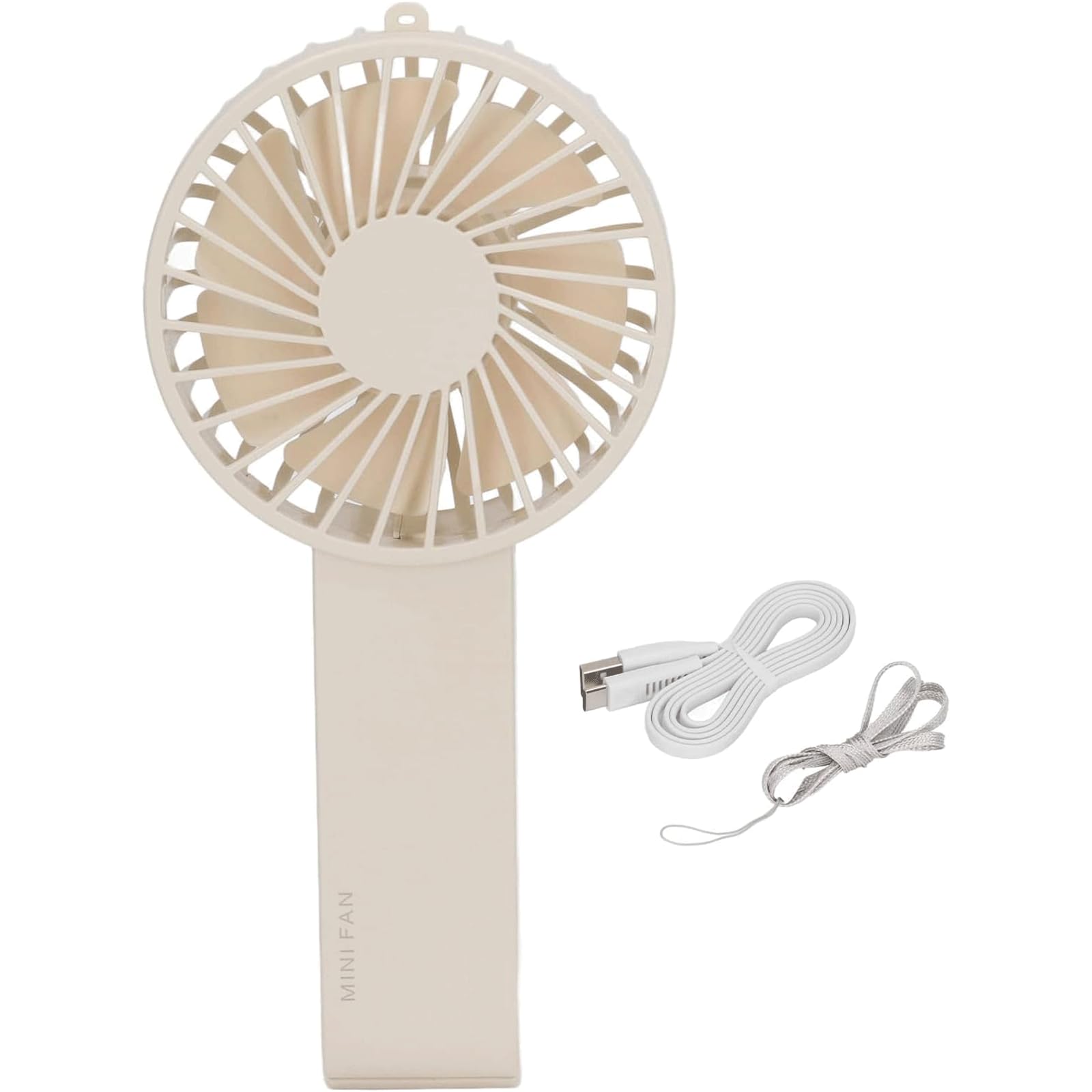 Cichy Miniventilator met 3 snelheden, opvouwbare handventilator, 3-in-1 bureauventilator, geluidsarme en energiebesparende persoonlijke ventilator Wiatraki stojące
