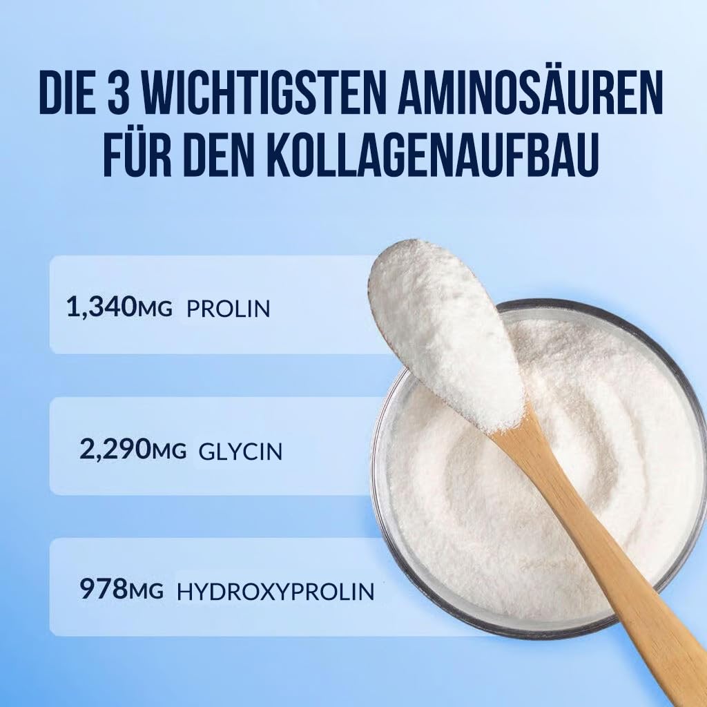 NAKED Kollagenpeptide Proteinpulver, 63 Portionen, aus Weidehaltung, geschmacksneutral, hydrolysiertes Kollagen aus Grasfütterung, Nahrungsergänzungsmittel, paleo-geeignet, ohne Gentechnik, 600 g