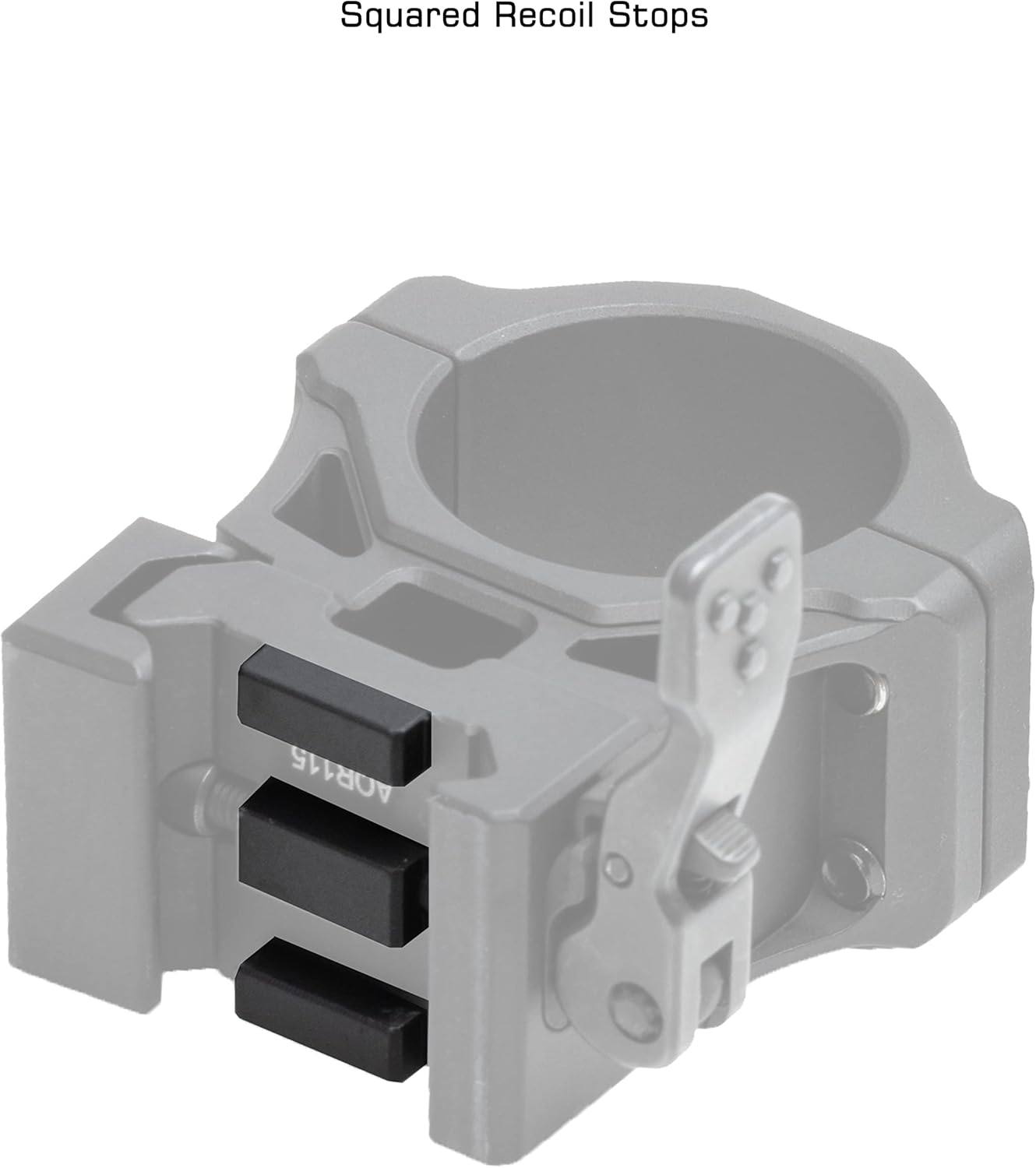 UTG ACCU-SYNC QR 1" Medium Profile Scope Rings, Picatinny,Black