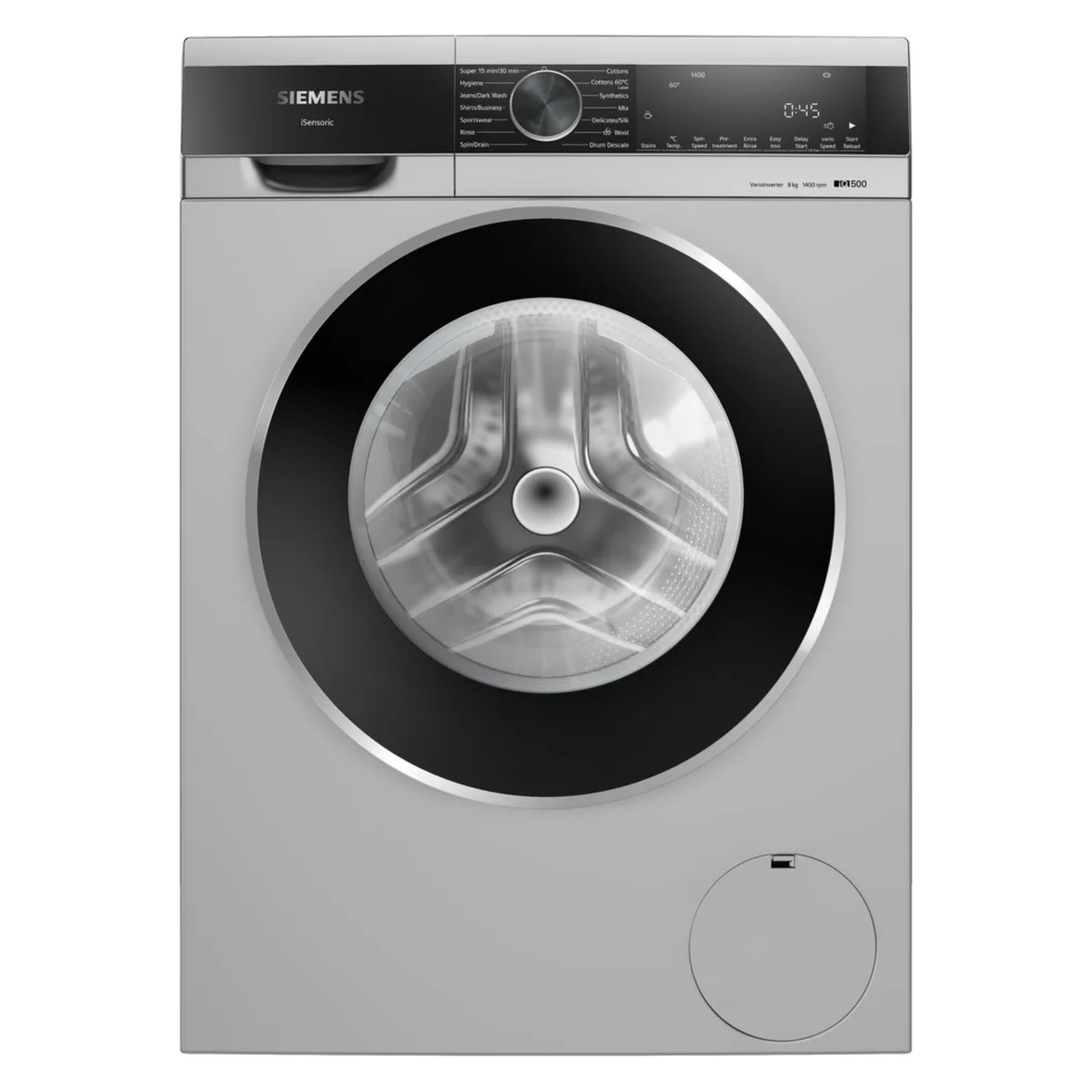 Siemens iQ500 8 Kg 1400 RPM Fully Automatic Front Load Washing Machine (WG34A20SIN, Graphite, Inverter Motor, AntiVibration Design, waterPerfect Technology)-image-19