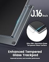 seenda Érintőpad Mac és Windows Rendszerekhez - Precíziós Fém Trackpad Multi-Touch Vezérléssel, Vezetékes Touchpad MacBook/PC/Laptop Eszközö 3