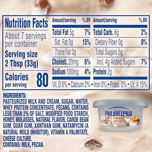 Philadelphia 00021000007295 Honey Pecan Cream Cheese Spread thumb #5