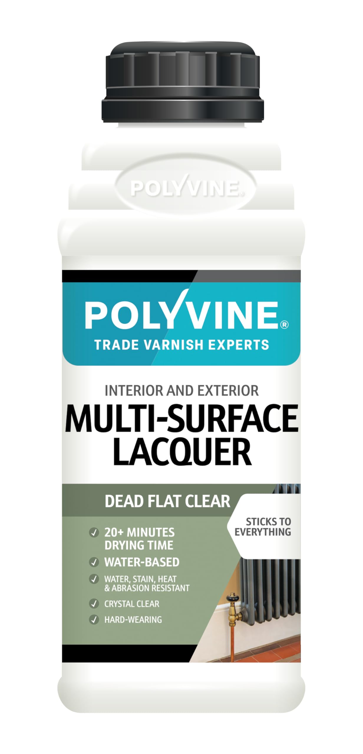 Polyvine - Multi-Surface Lacquer - Dead Flat - 500ml