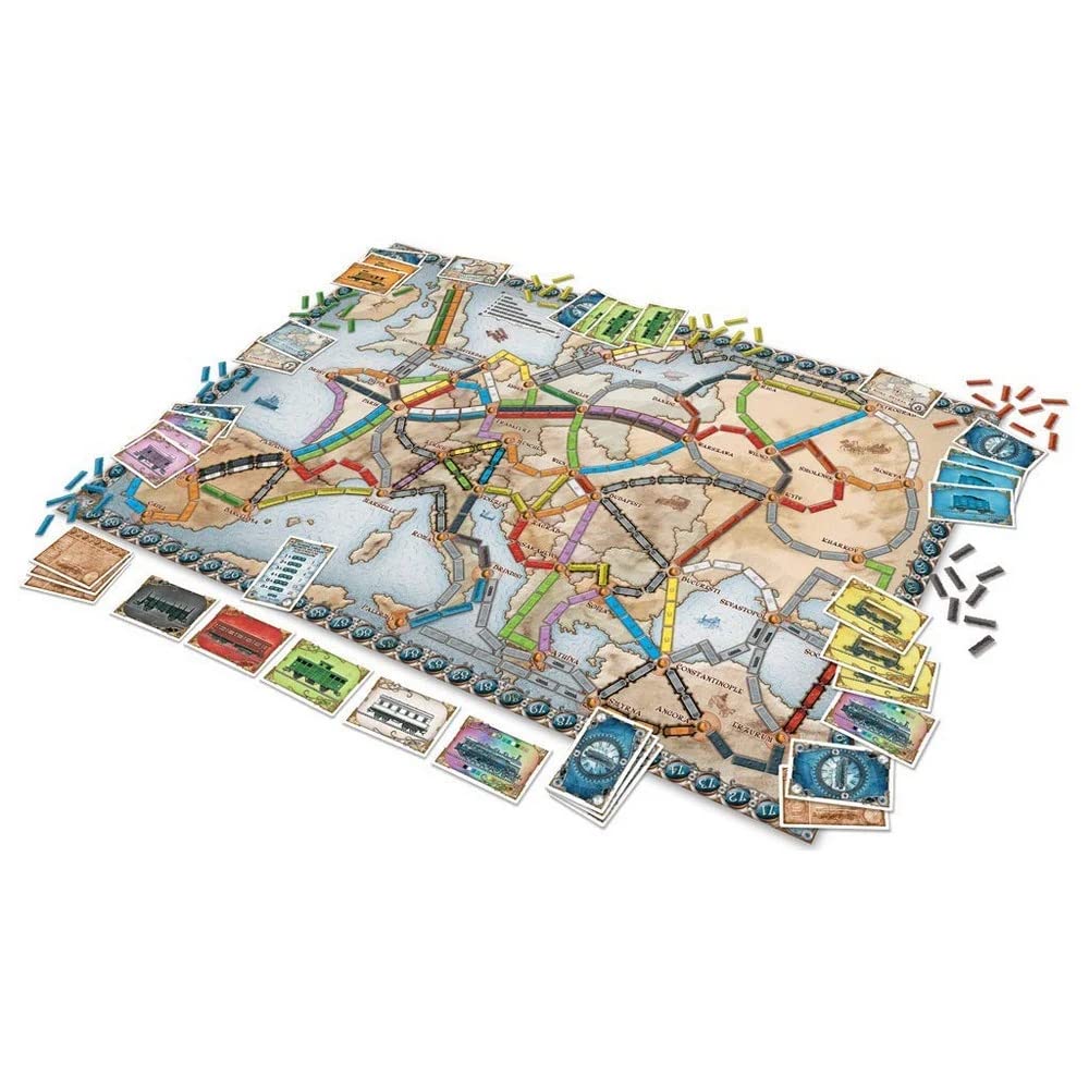 ¡Aventureros al tren!  LFCABI127 Jeu de société de Edge Entertainment - Langue espagnole