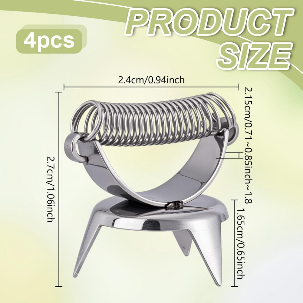 UNICRAFTALE 2 pinze in acciaio inox per argilla e ceramica, pinze per smaltatura a immersione, pinze per ceramica per modellazione e scultura