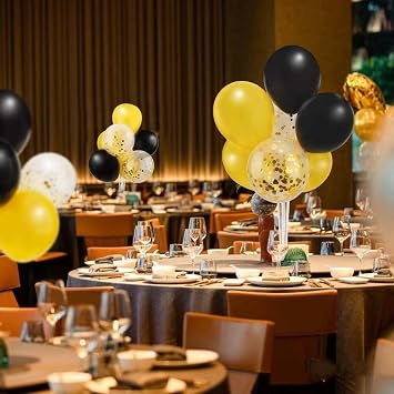 6 Pack Balloon Stand Kit, Reusable Balloon Sticks with Base for Table Floor Centerpieces, Balloons Holders Desktop Decoration for Birthday, Party, Wedding, Celebration, Graduation