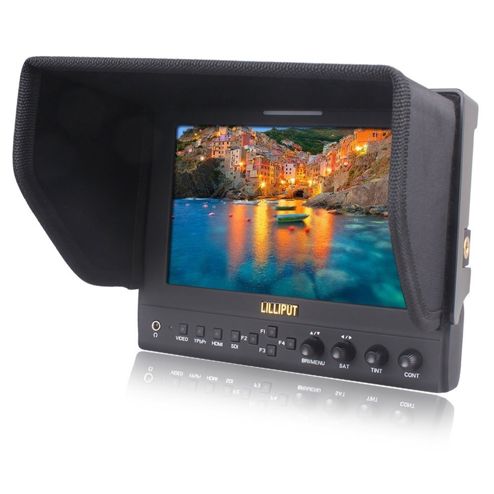 LILLIPUTProfessional 663/o/p 7-Inch 1280x800 IPS Peaking Focus Hdmi in + Output 1080p Monitor