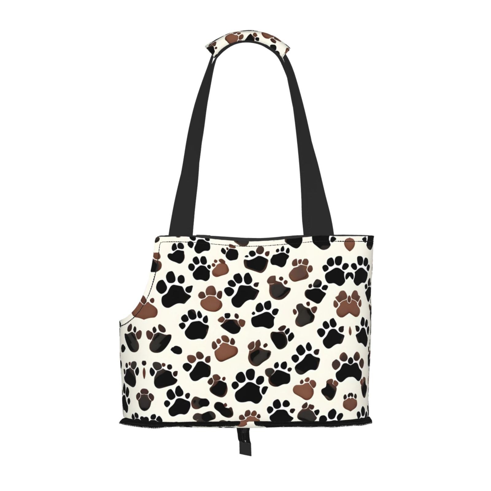 Sac de transport pour petits chiens chats et lapins motif pattes