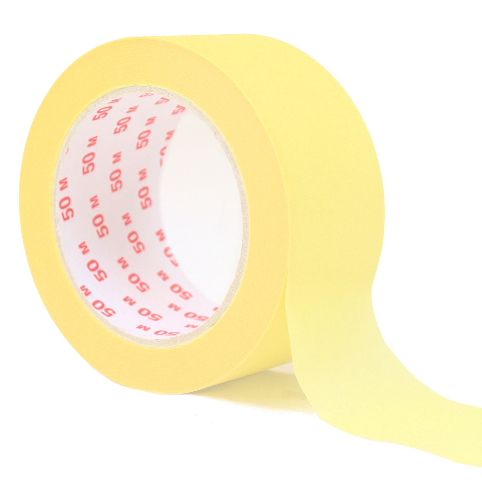 Lot de 24 rubans de masquage ou de peinture pour travaux de peinture professionnels, 50 m x 50 mm