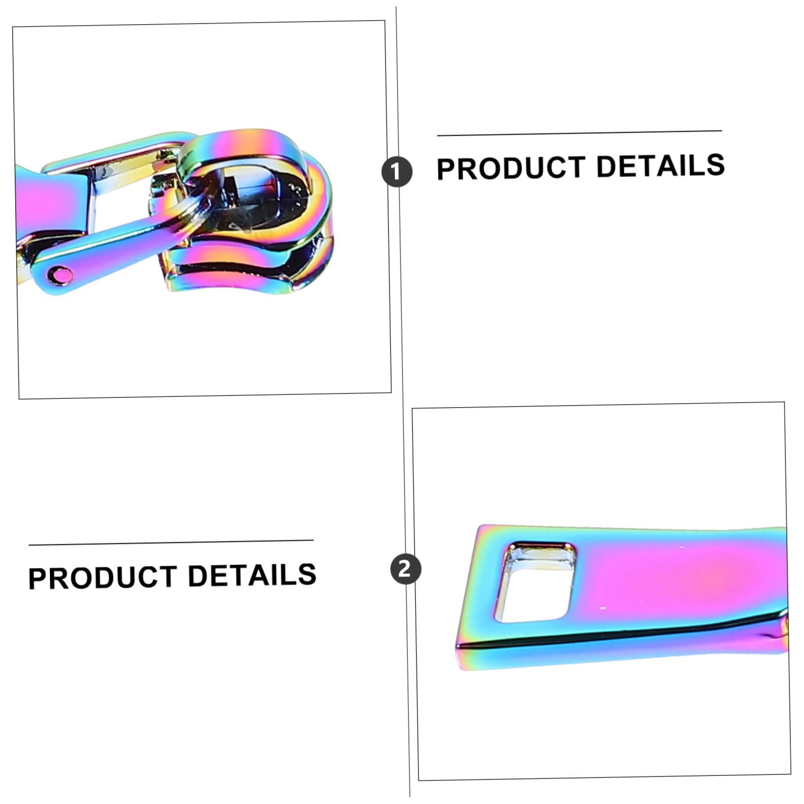 TEHAUX 30piezas Prácticos Tiradores De Cremallera Coloridos Accesorios Para Mochilas y Equipaje Reemplazo De Tiradores De Cremallera Extraíbles