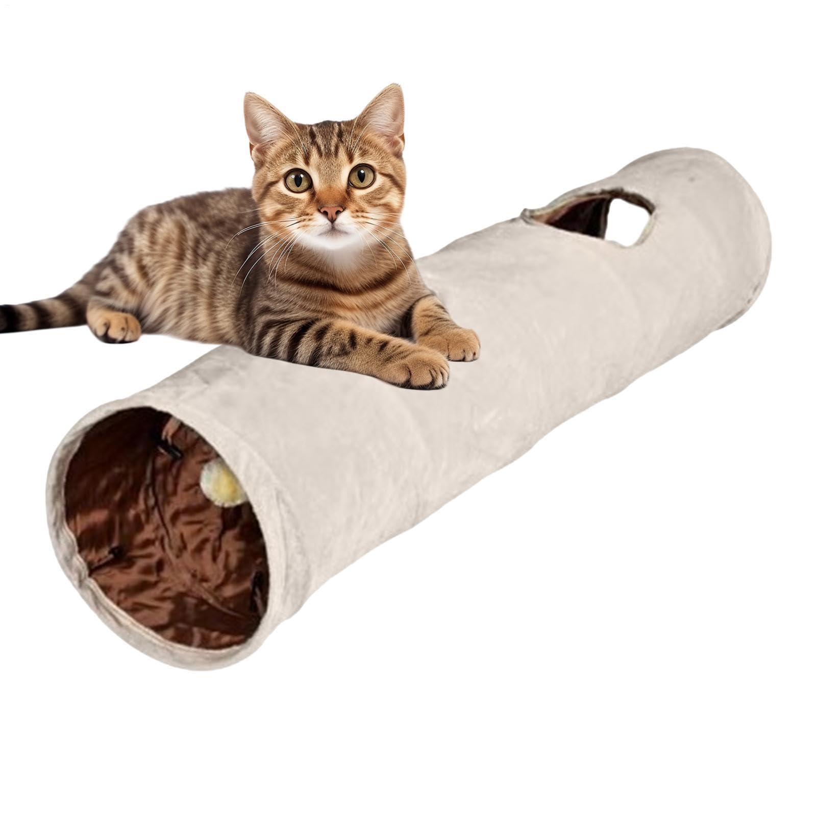 Túnel interactivo para cachorros y gatos ideal para el salón o zonas de juego