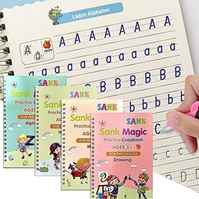 Sank Magic Book Notebook with Magic Water Colouring Book for Kids Reusable