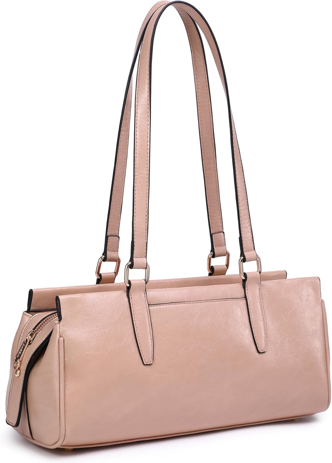 Dasein Hobo Bags for Women Soft Vegan Leather Shoulder Handbags Purses with 3 Compartments, Multi Pockets