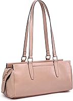 Vista 9 de Dasein Bolsos Hobo para mujer, de cuero vegano suave, con 3 compartimentos, múltiples bolsillos