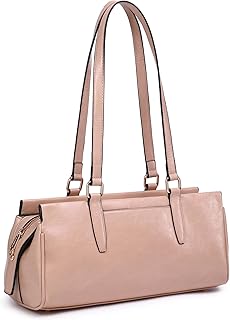 Dasein Women's Soft Vegan Leather Hobo Bag, Shoulder Handbag Purse | with 3 Compartments and Multi Pockets, Perfect for Work, Office, Travel, Shopping and Daily Use