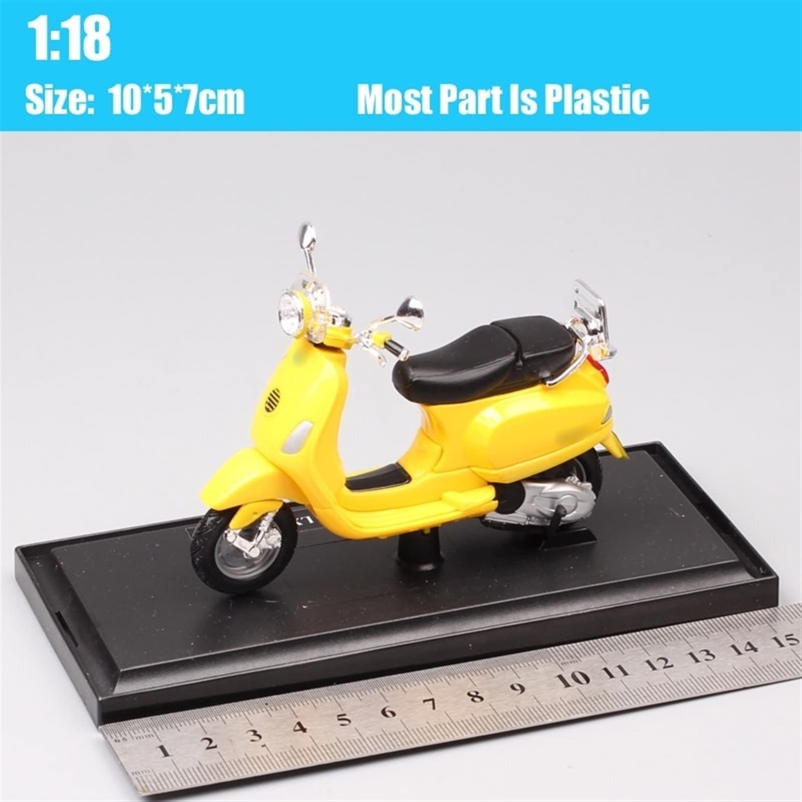 1/18 Für V&espa LXV 150 IE 2013 Scooter Scale Bike Diecasts Spielfahrzeuge Motorradmodell Alloy Model Ornament