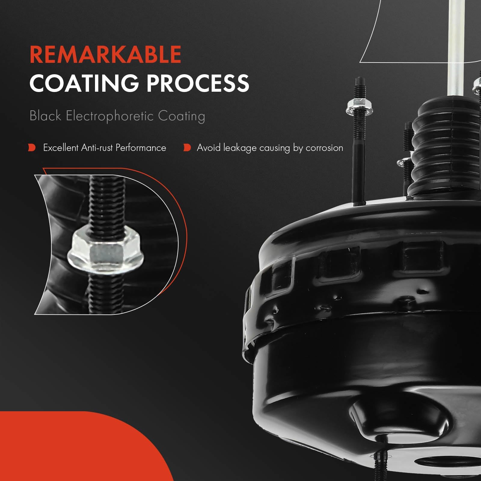 A-Premium Vacuum Power Brake Booster Compatible with Ford Explorer