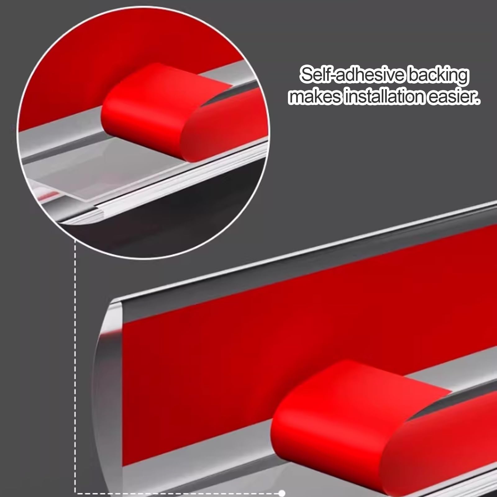 Möbel-Eckenschutz, Transparenter Silikon-Eckenkantenschutz mit Selbstklebender Rückseite, Verschiedene Größen(Airbag Version,6m/19.6ft)