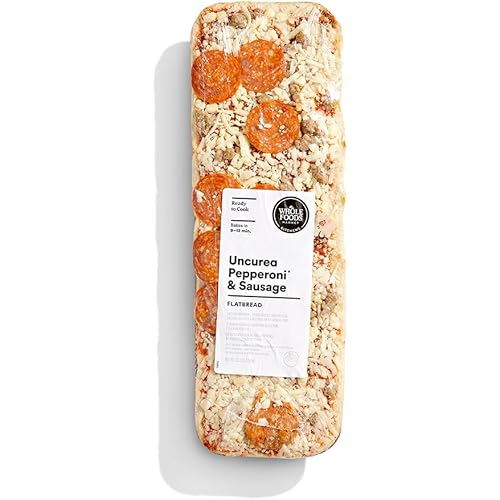 Whole Foods Market, Flatbread, Uncured Pepperoni & Sausage, 10.1 Ounce