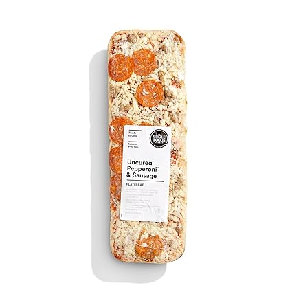 Whole Foods Market, Flatbread, Uncured Pepperoni & Sausage, 10.1 Ounce