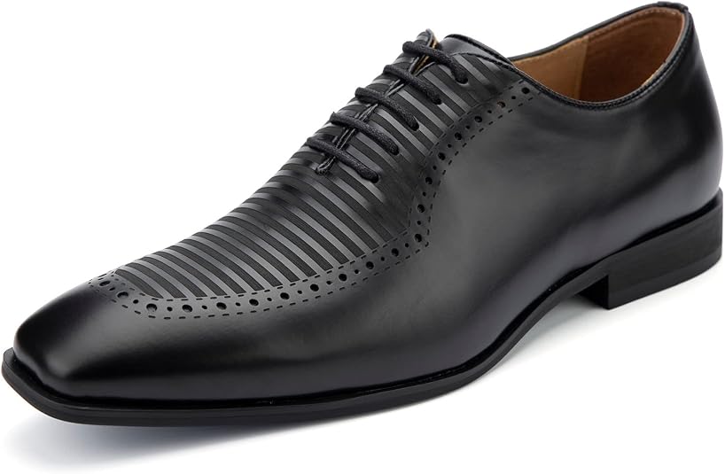 MEIJIANA Chaussures Oxford Homme Cuir - Chaussures Business Casual à Lacets, Confortables Et Élégantes