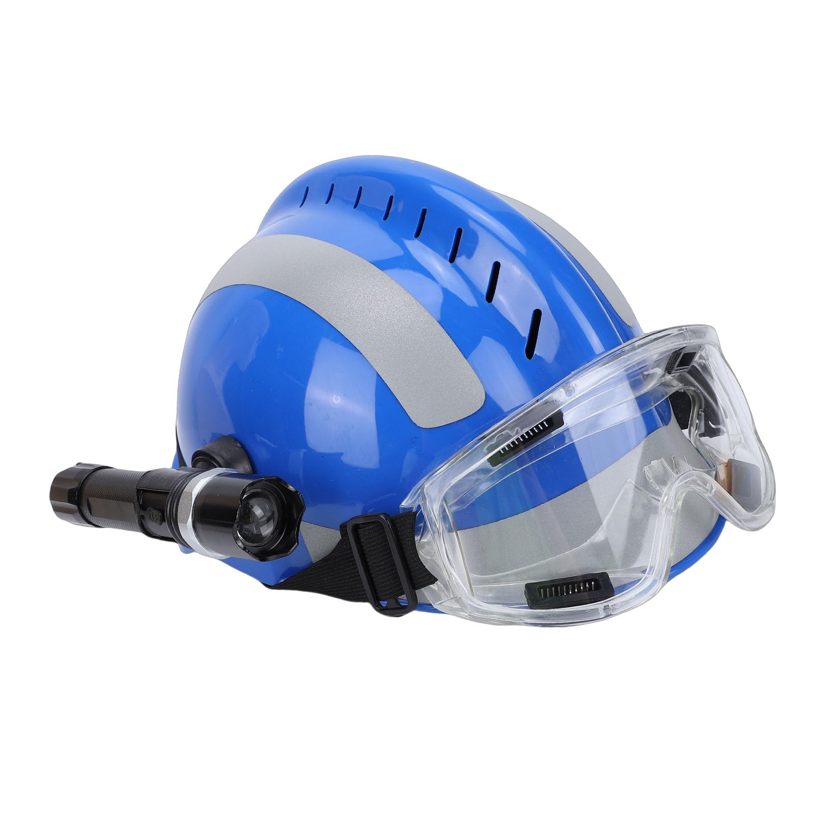 Naroote Casco de Seguridad Industrial para Rescate en Construcción |Casco Reflectante Que Absorbe los Golpes, Plástico Reforzado de 4 Capas, para Hombres y Mujeres, Trabajadores Al Aire Libre