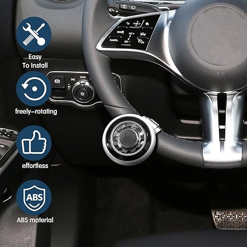 Miniatura 7 de Pomo giratorio para volante, perilla giratoria para volante de automóvil, accesorios de automóvil, bola giratoria para volante de vehículo, perilla