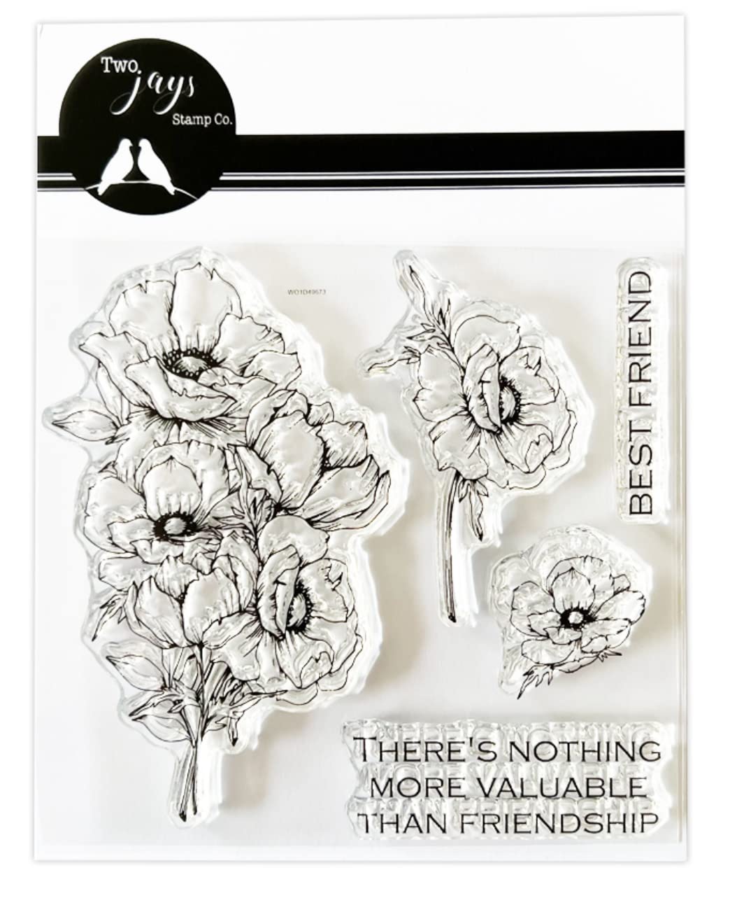 Two Jays Stamps - John Next Door - Anemones (5pcs)