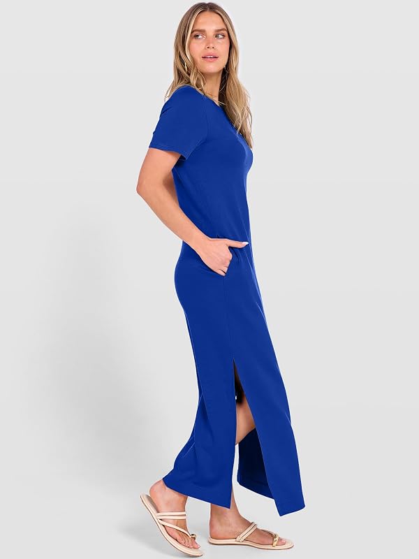 ANRABESS Womens Summer Maxi Dresses Wrinkle Free with Pockets Royal Blue by ANRABESS - Used condition - Image 5